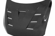 Seibon TS-Style Carbon Fiber hood for 2008-2015 Mitsubishi Lancer EVO X - image 1