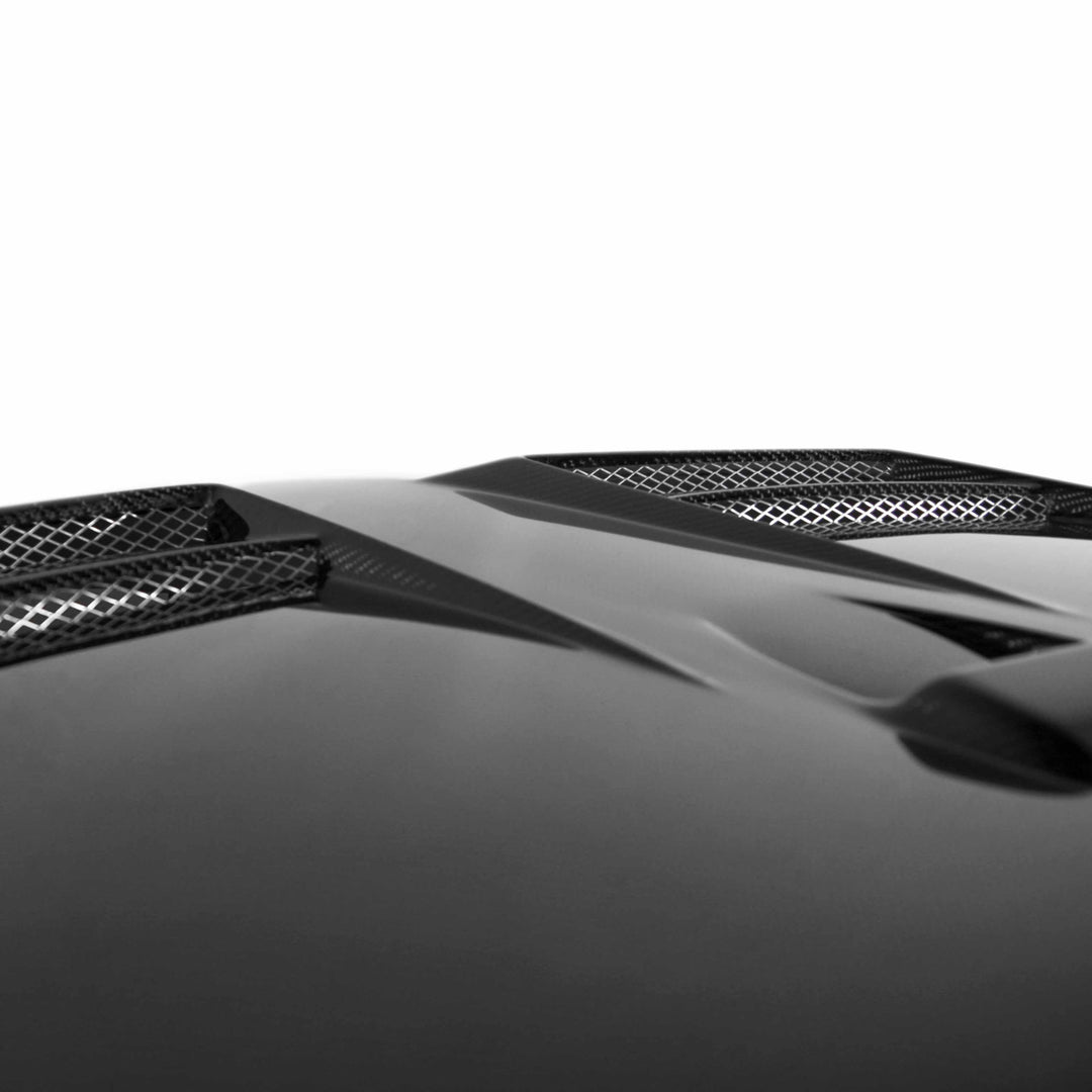 Seibon DV-Style Carbon Fiber hood for 2008-2017 Mitsubishi Lancer - image 4