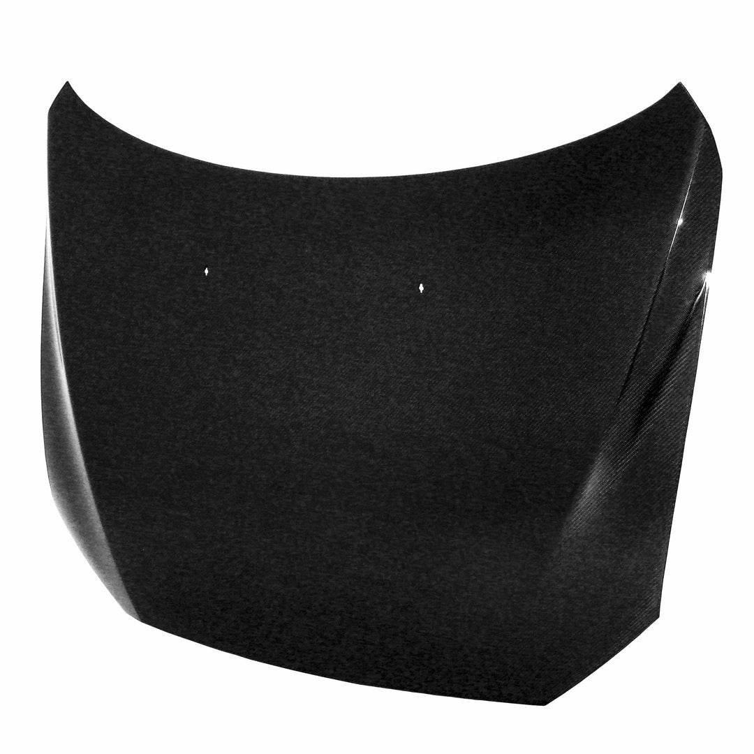 Seibon OEM-Style Carbon Fiber hood for 2008-2017 Mitsubishi Lancer - image 1