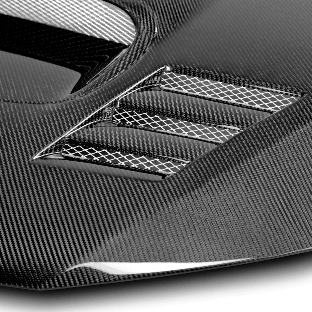Seibon CWII-Style Carbon Fiber hood for 2008-2014 Subaru WRX / STi - image 4