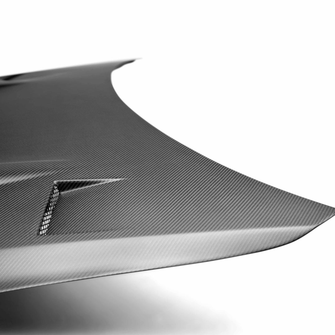 Seibon GTII-style Dry Carbon Fiber hood for 2009-2016 Nissan GT-R - Matte - image 6