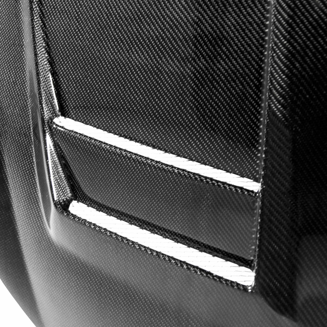 Seibon DV-Style Carbon Fiber hood for 2010-2014 Volkswagen Golf / GTI / R - image 3