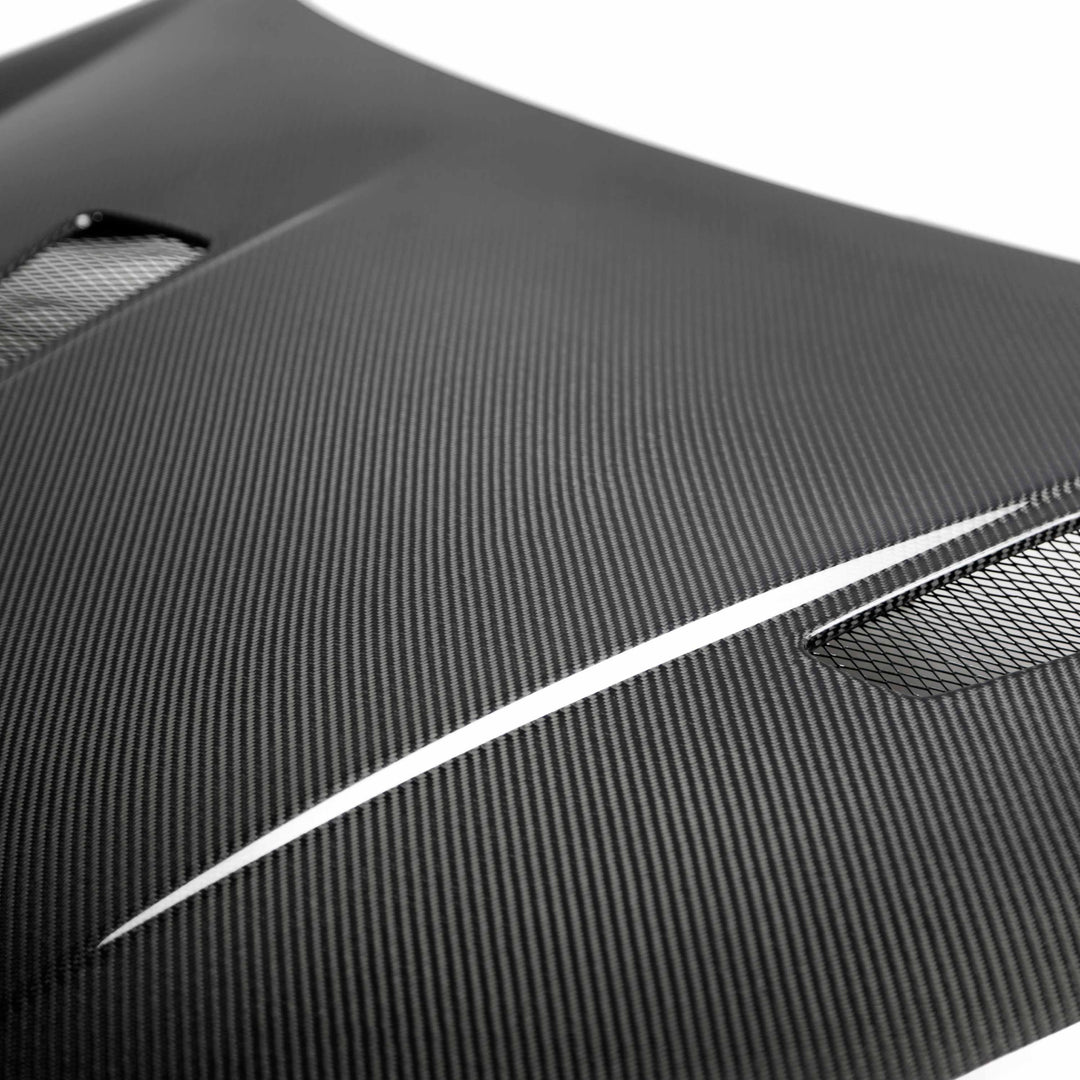 Seibon TM-Style Carbon Fiber hood for 2010-2014 Volkswagen Golf / GTI (Shaved) - image 3