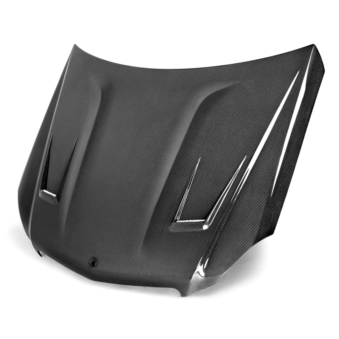 Seibon GT-Style Carbon Fiber hood for 2012-2014 Mercedes Benz C-class (Does not fit C-63) - image 1