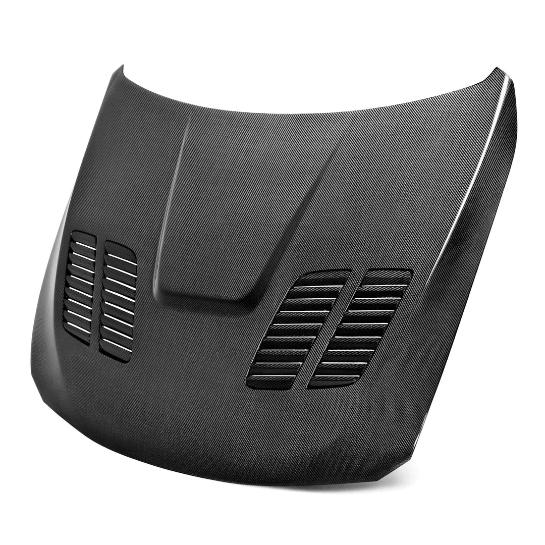 Seibon GTR-Style Carbon Fiber Hood for 2012-2020 BMW F30 3 Series / F32 4 Series - image 1