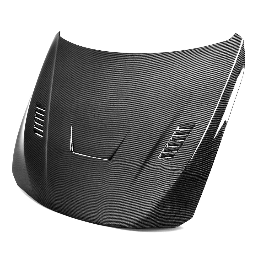 Seibon VR-Style Carbon Fiber Hood for 2012-2020 BMW F30 3 Series / F32 4 Series - image 1