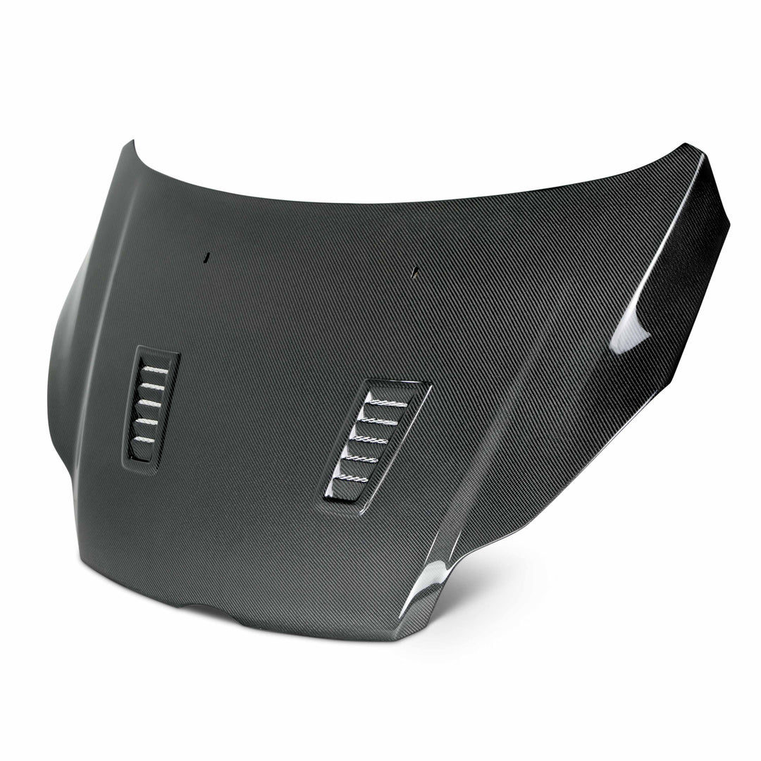 Seibon RS-Style Carbon Fiber hood for 2012-2014 Ford Focus - image 1