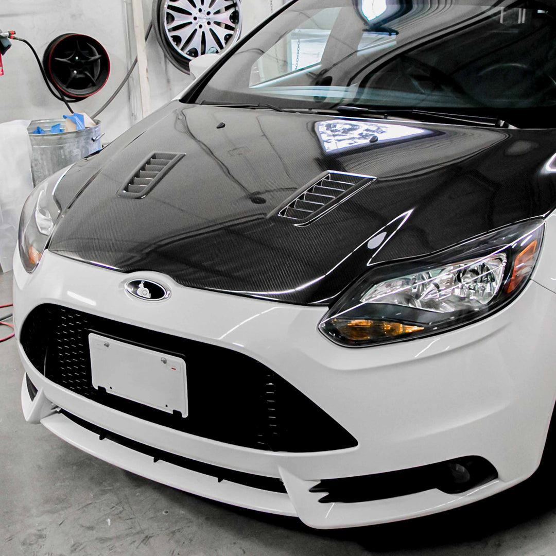 Seibon RS-Style Carbon Fiber hood for 2012-2014 Ford Focus - image 8