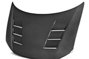 Seibon TS-Style Carbon Fiber hood for 2012-2013 Honda Civic Coupe and 2012 Honda Civic Sedan - image 1
