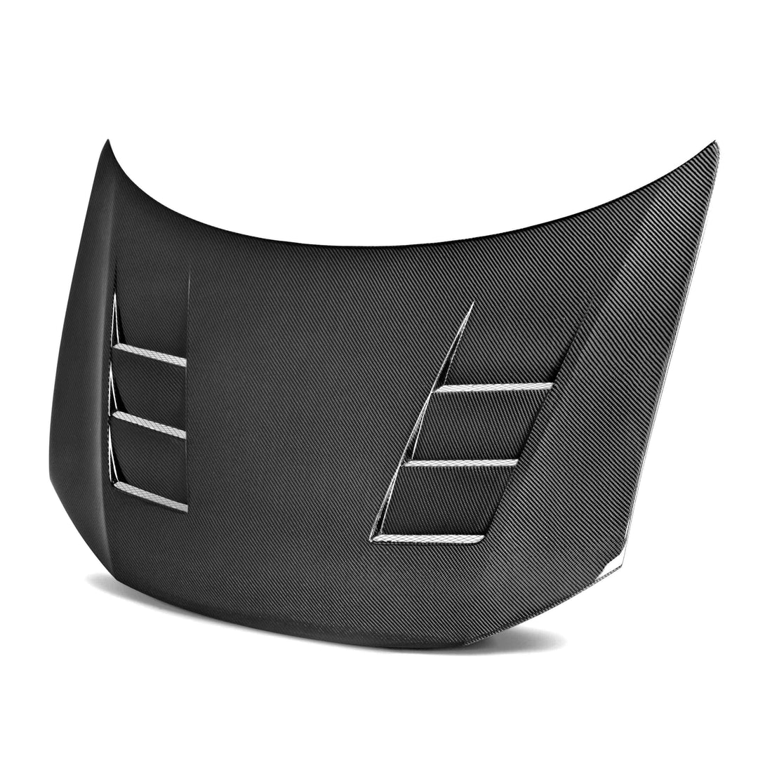 Seibon TS-Style Carbon Fiber hood for 2012-2013 Honda Civic Coupe and 2012 Honda Civic Sedan - image 1