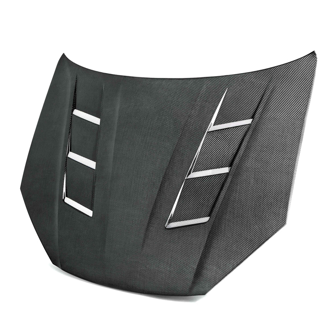 Seibon TS-Style Carbon Fiber hood for 2013-2016 Hyundai Genesis Coupe - image 1