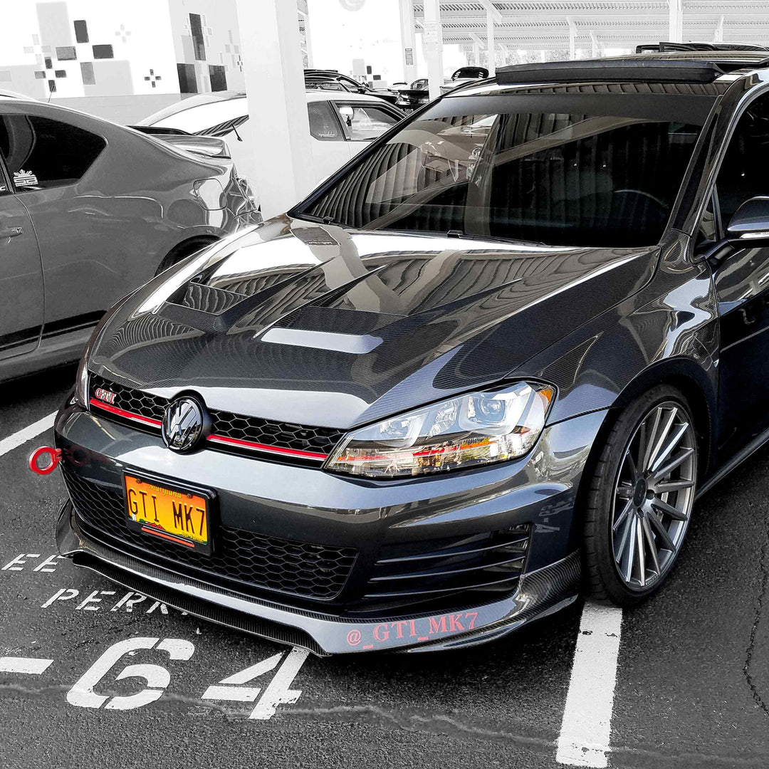 Seibon DV-Style Carbon Fiber hood for 2015-2021 Volkswagen Golf / GTI / R - image 7