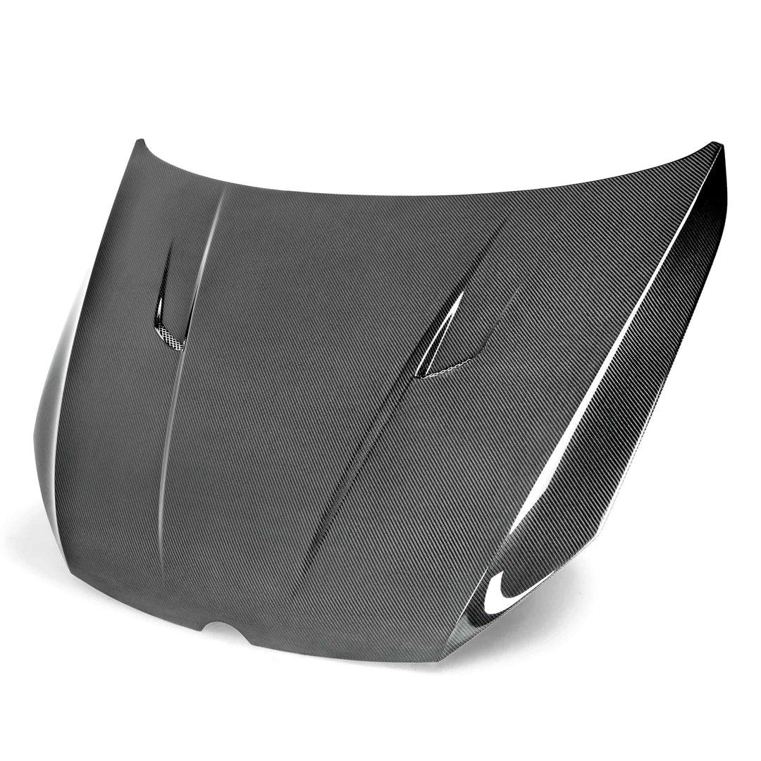 Seibon TM-Style Carbon Fiber hood for 2015-2021 Volkswagen Golf / GTI / R - image 1