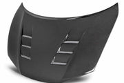 Seibon TS-Style Carbon Fiber hood for 2014-2015 Honda Civic Coupe - image 1