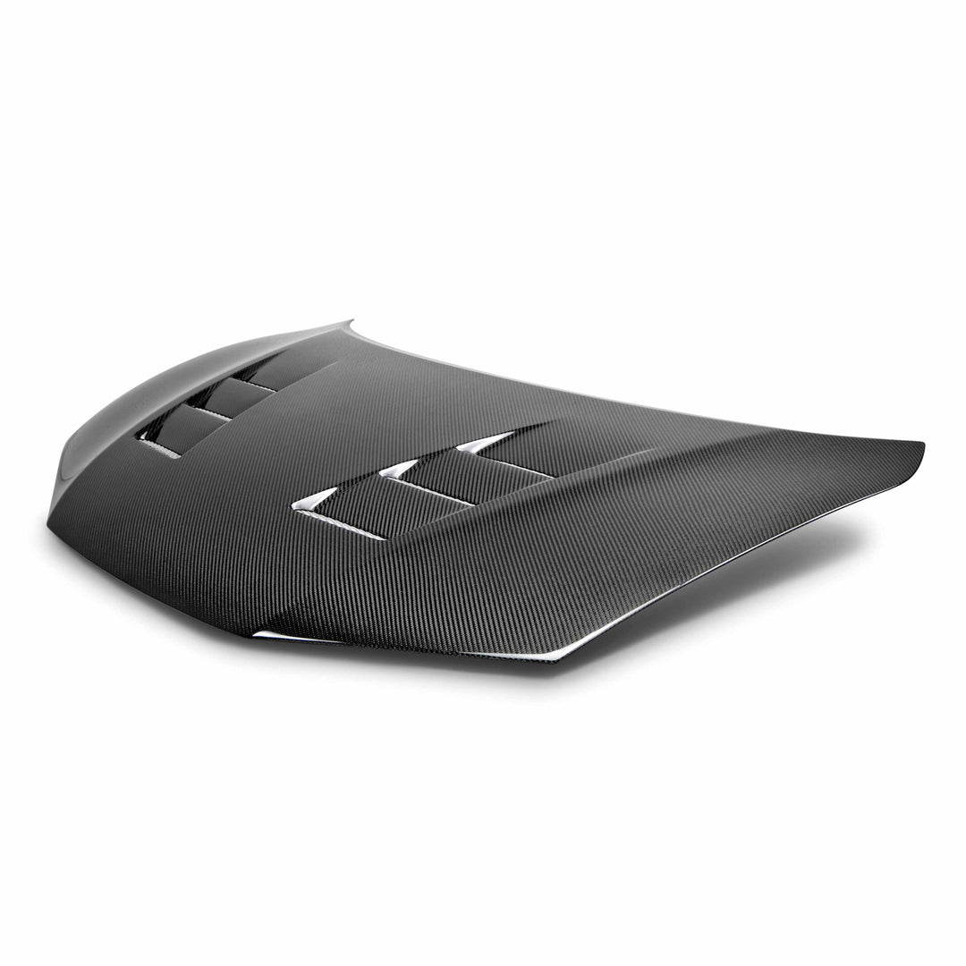 Seibon TS-Style Carbon Fiber hood for 2014-2015 Honda Civic Coupe - image 2