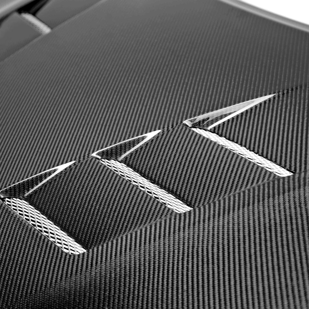 Seibon TS-Style Carbon Fiber hood for 2014-2015 Honda Civic Coupe - image 3