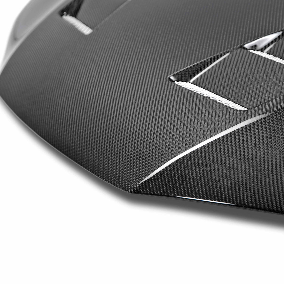 Seibon TS-Style Carbon Fiber hood for 2014-2015 Honda Civic Coupe - image 4