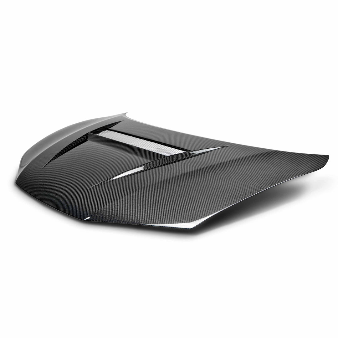 Seibon VSII-Style Carbon Fiber hood for 2014-2015 Honda Civic Coupe - image 2