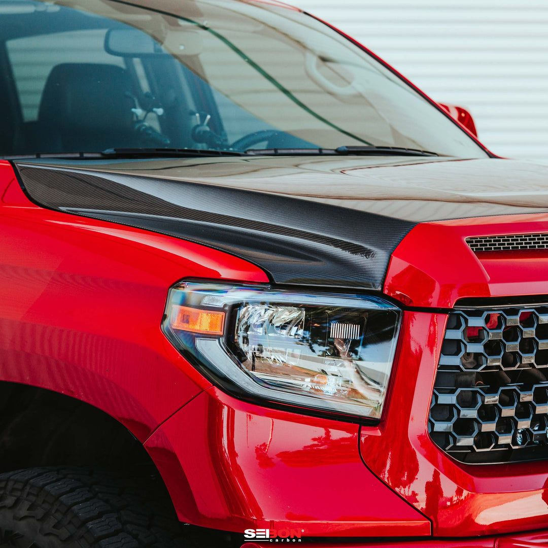 Seibon OEM-Style Carbon Fiber hood for 2014-2021 Toyota Tundra - image 10