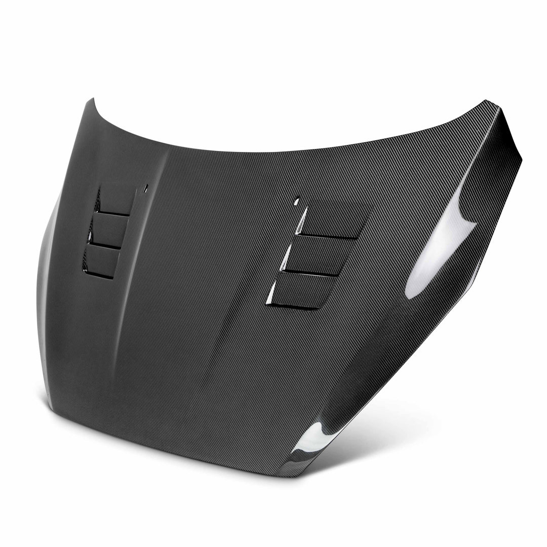 Seibon TS-Style Carbon Fiber hood for 2015-2018 Ford Focus - image 1