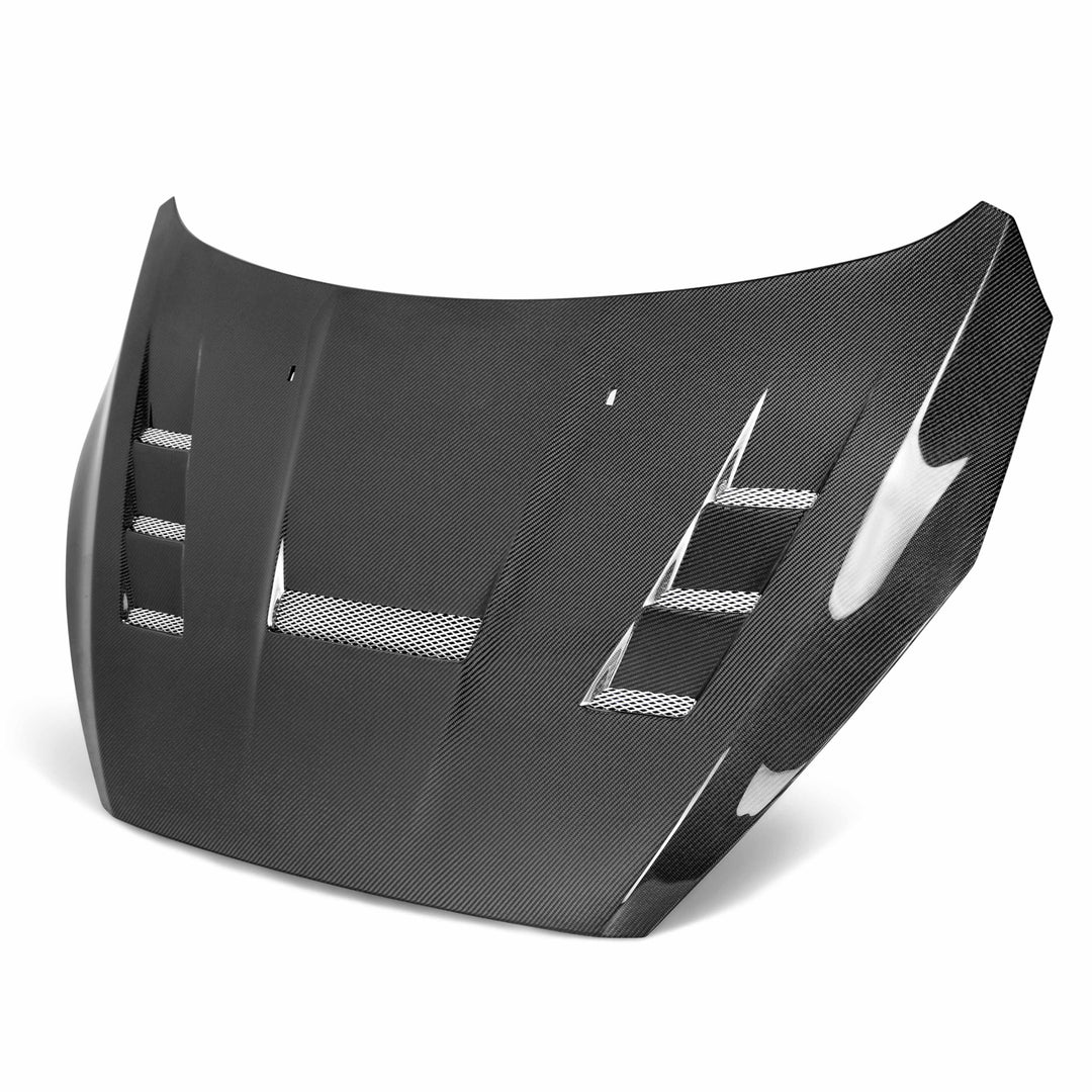 Seibon TV-Style Carbon Fiber hood for 2015-2018 Ford Focus - image 1