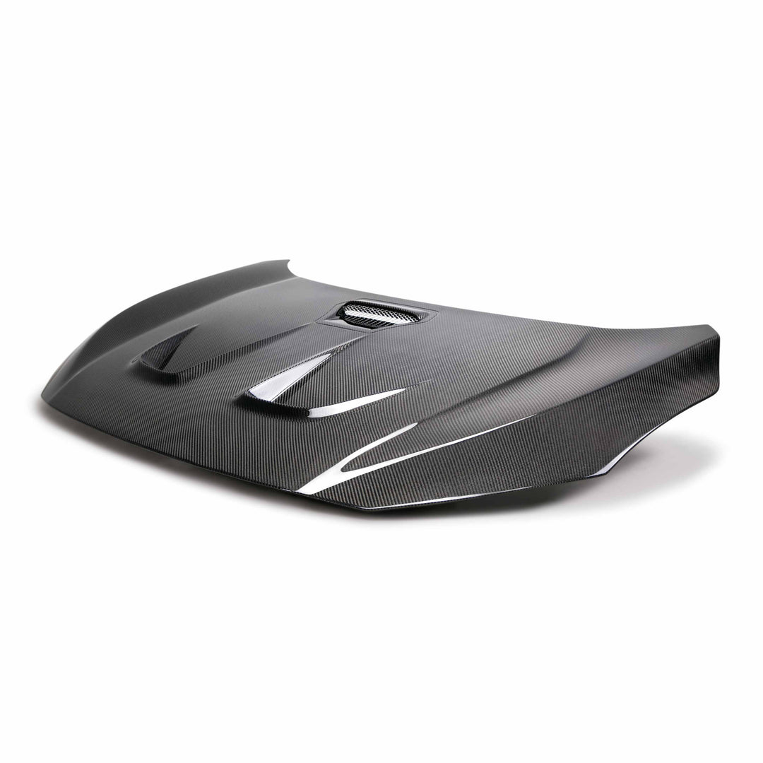 Seibon MR-Style Carbon Fiber hood for 2016-2021 Honda Civic Coupe/Sedan - image 2