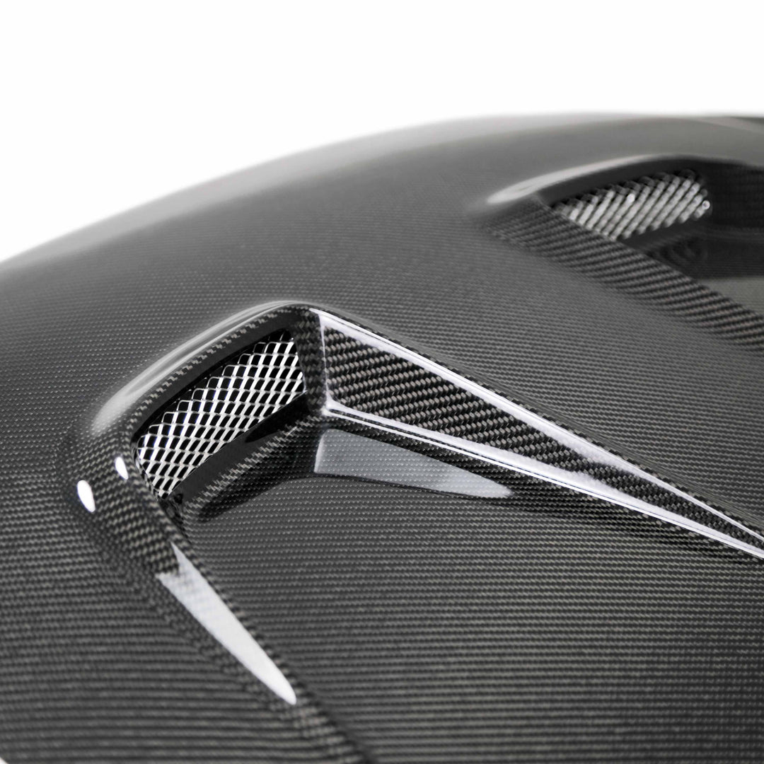 Seibon MR-Style Carbon Fiber hood for 2016-2021 Honda Civic Coupe/Sedan - image 4
