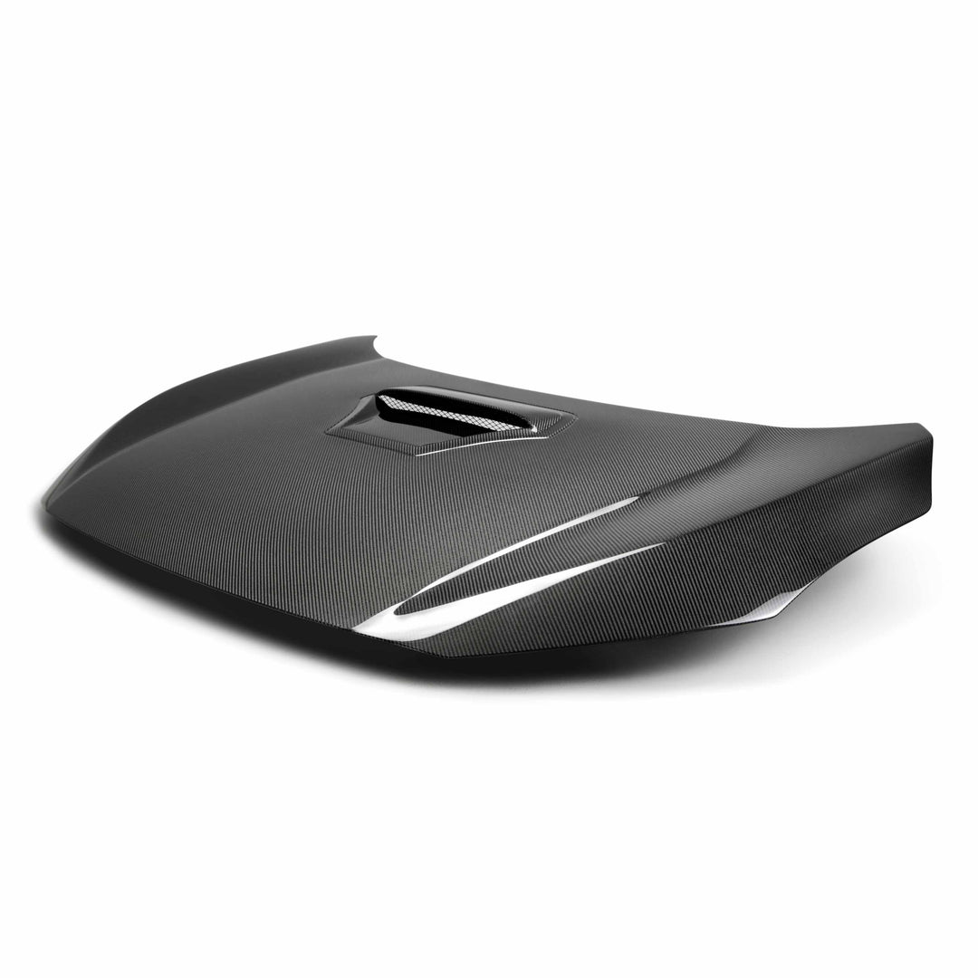 Seibon TR-Style Carbon Fiber hood for 2016-2021 Honda Civic Coupe/Sedan - image 2