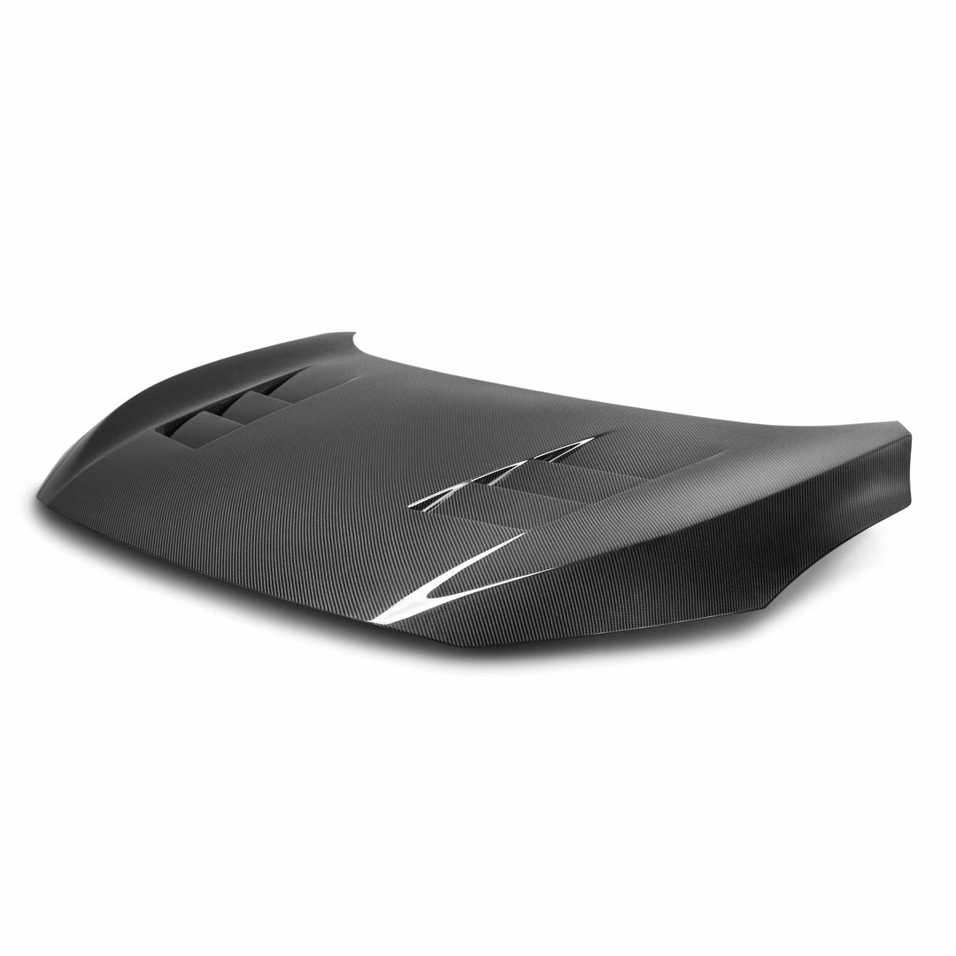 Seibon TS-Style Carbon Fiber hood for 2016-2021 Honda Civic Coupe/Sedan - image 2