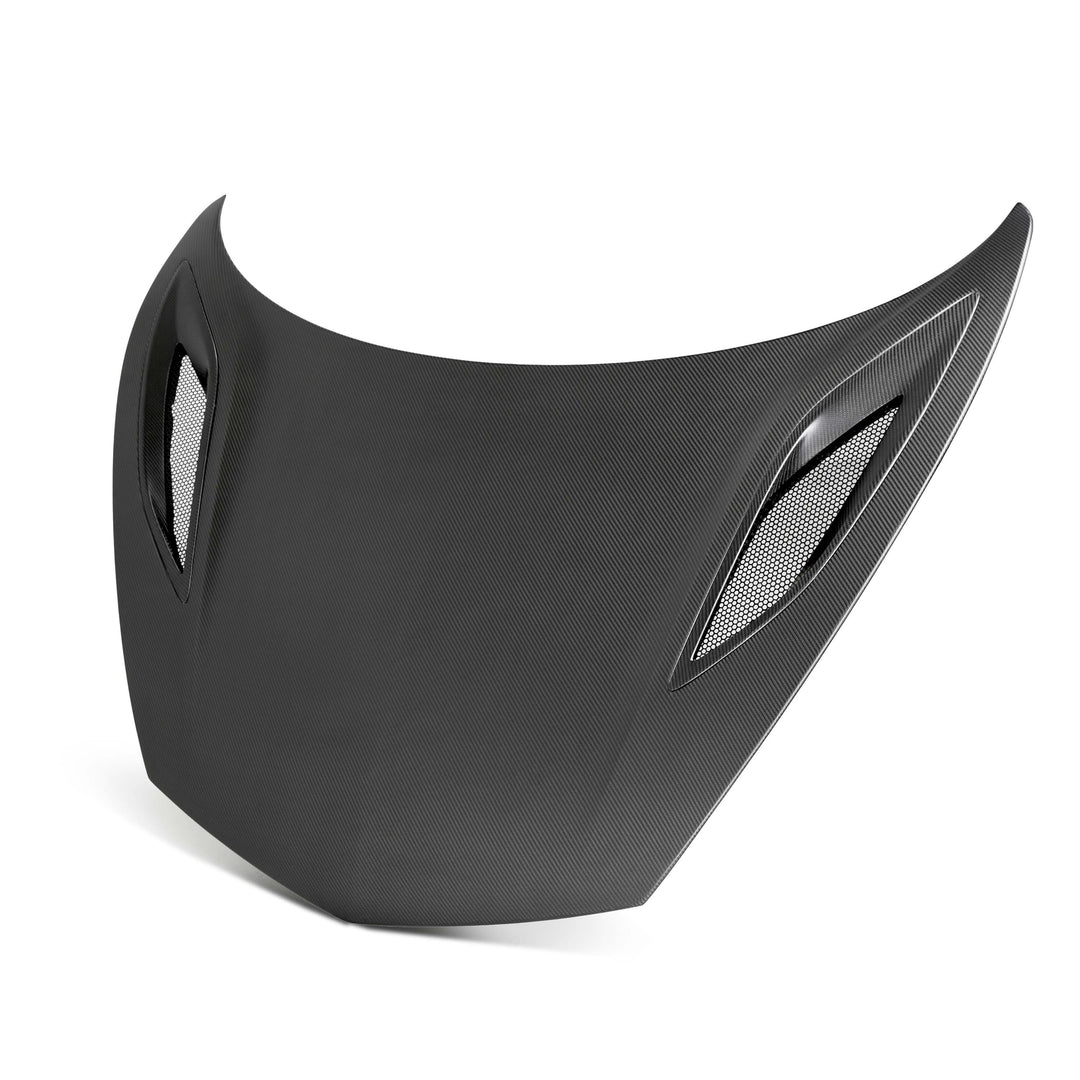 Seibon OEM-style dry carbon Fiber hood for 2017-2022 Acura NSX - Matte - image 1