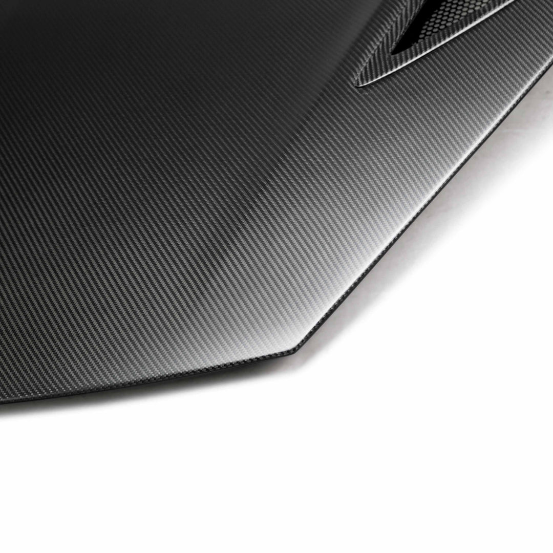 Seibon OEM-style dry carbon Fiber hood for 2017-2022 Acura NSX - Matte - image 3