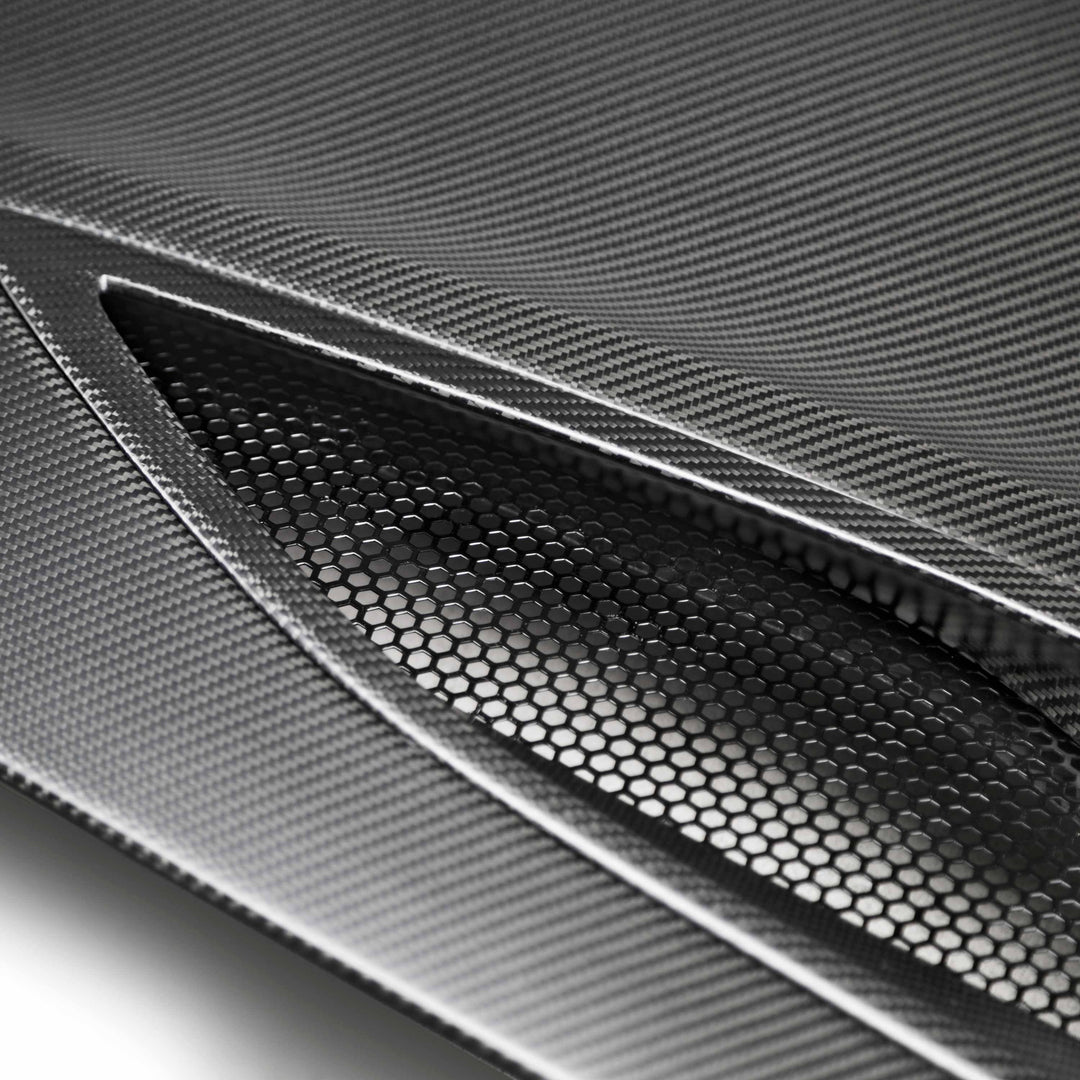 Seibon OEM-style dry carbon Fiber hood for 2017-2022 Acura NSX - Matte - image 6