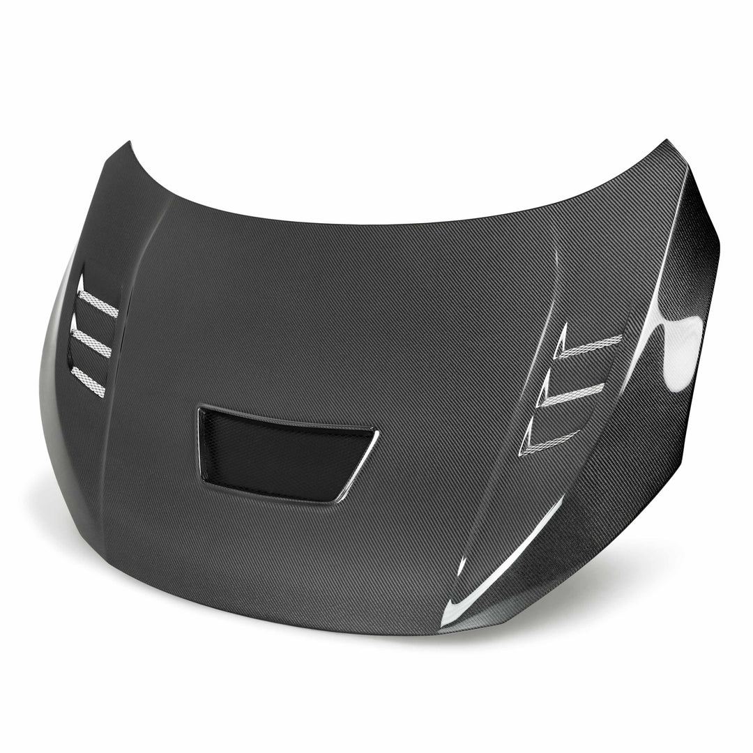 Seibon CV-Style Carbon Fiber hood for 2017-2021 Honda Civic Type R - image 1