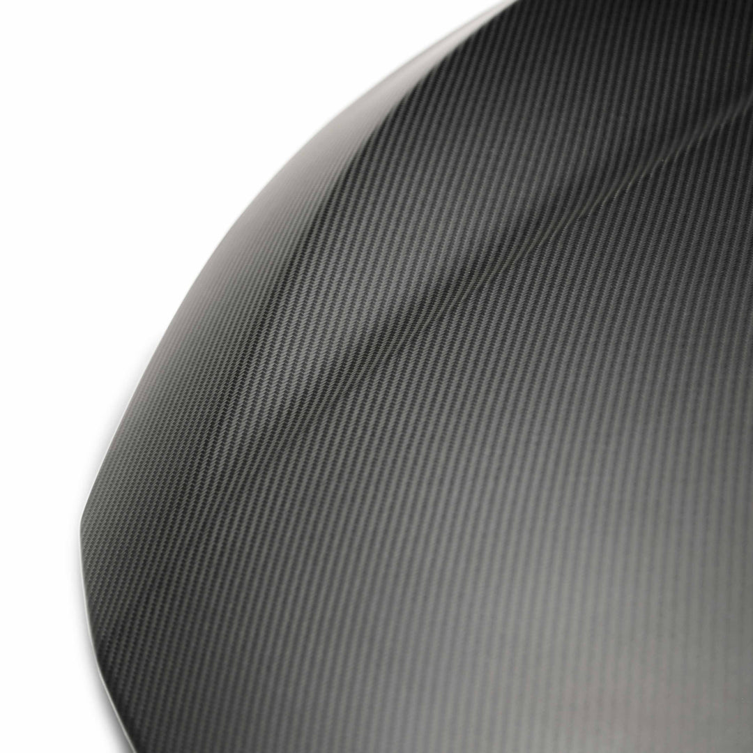 Seibon OEM-style Dry Carbon Fiber hood for 2017-2021 Honda Civic Type R - Matte - image 4