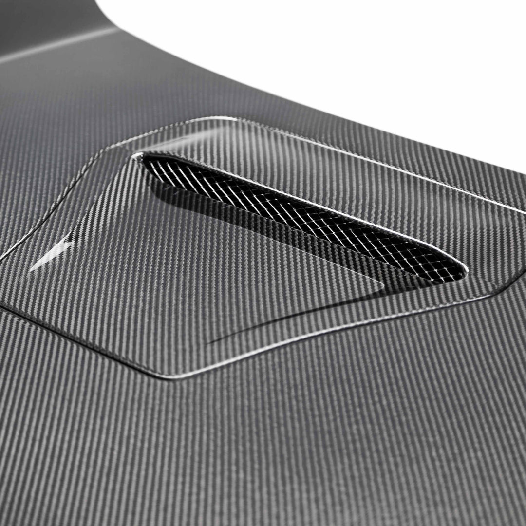 Seibon OEM-Style Carbon Fiber hood for 2017-2021 Honda Civic Type R - image 3