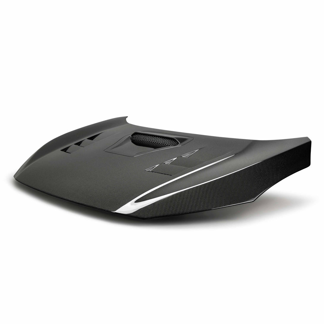 Seibon TS-Style Carbon Fiber hood for 2017-2021 Honda Civic Type R - image 2