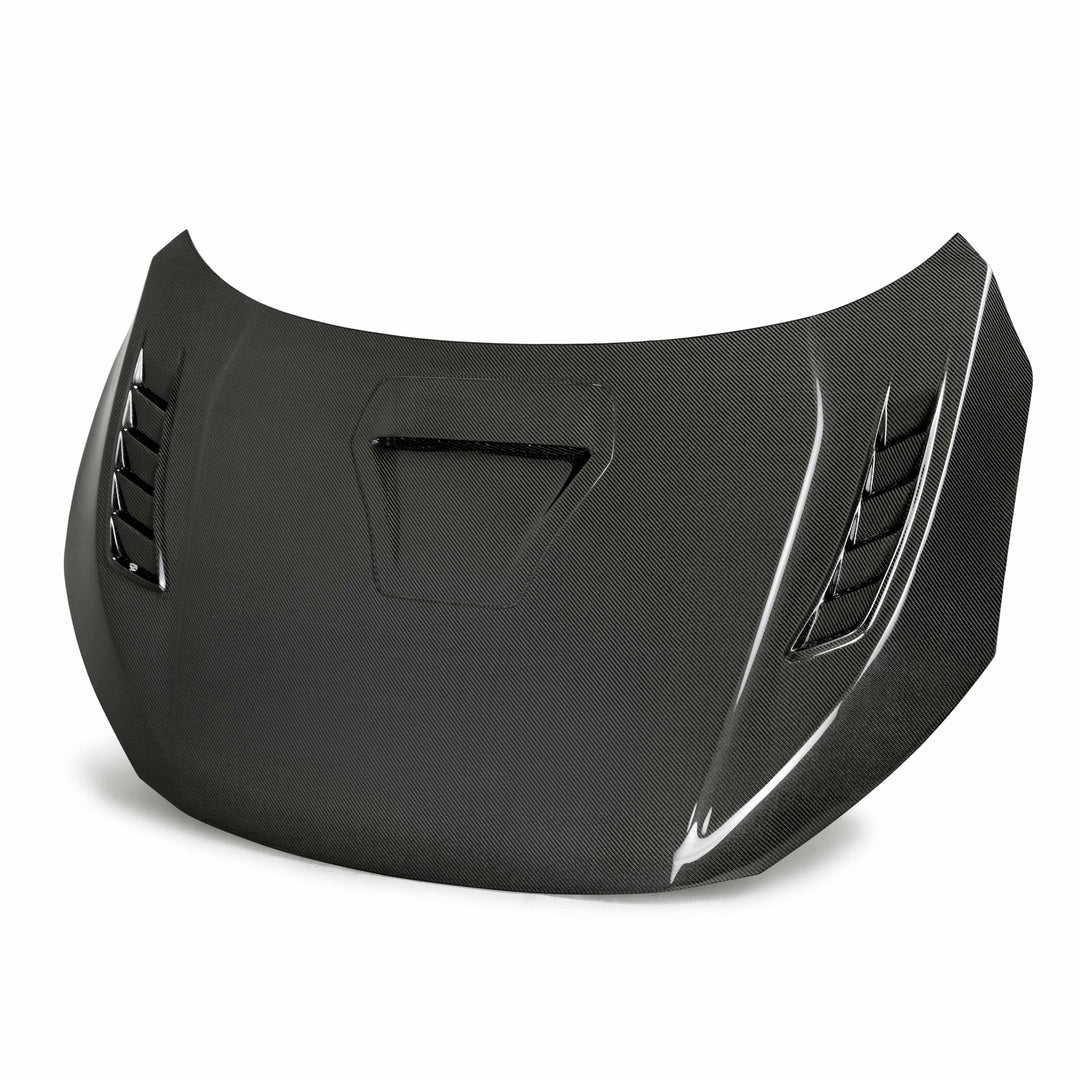 Seibon TSII-Style Carbon Fiber hood for 2017-2021 Honda Civic Type R - image 1