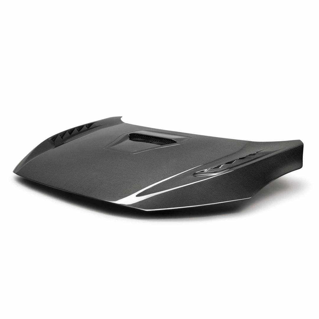 Seibon TSII-Style Carbon Fiber hood for 2017-2021 Honda Civic Type R - image 2