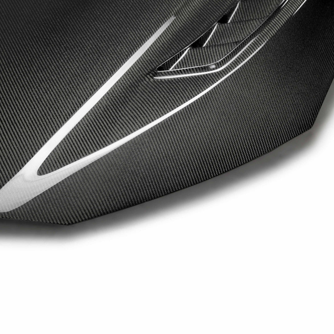 Seibon TSII-Style Carbon Fiber hood for 2017-2021 Honda Civic Type R - image 5
