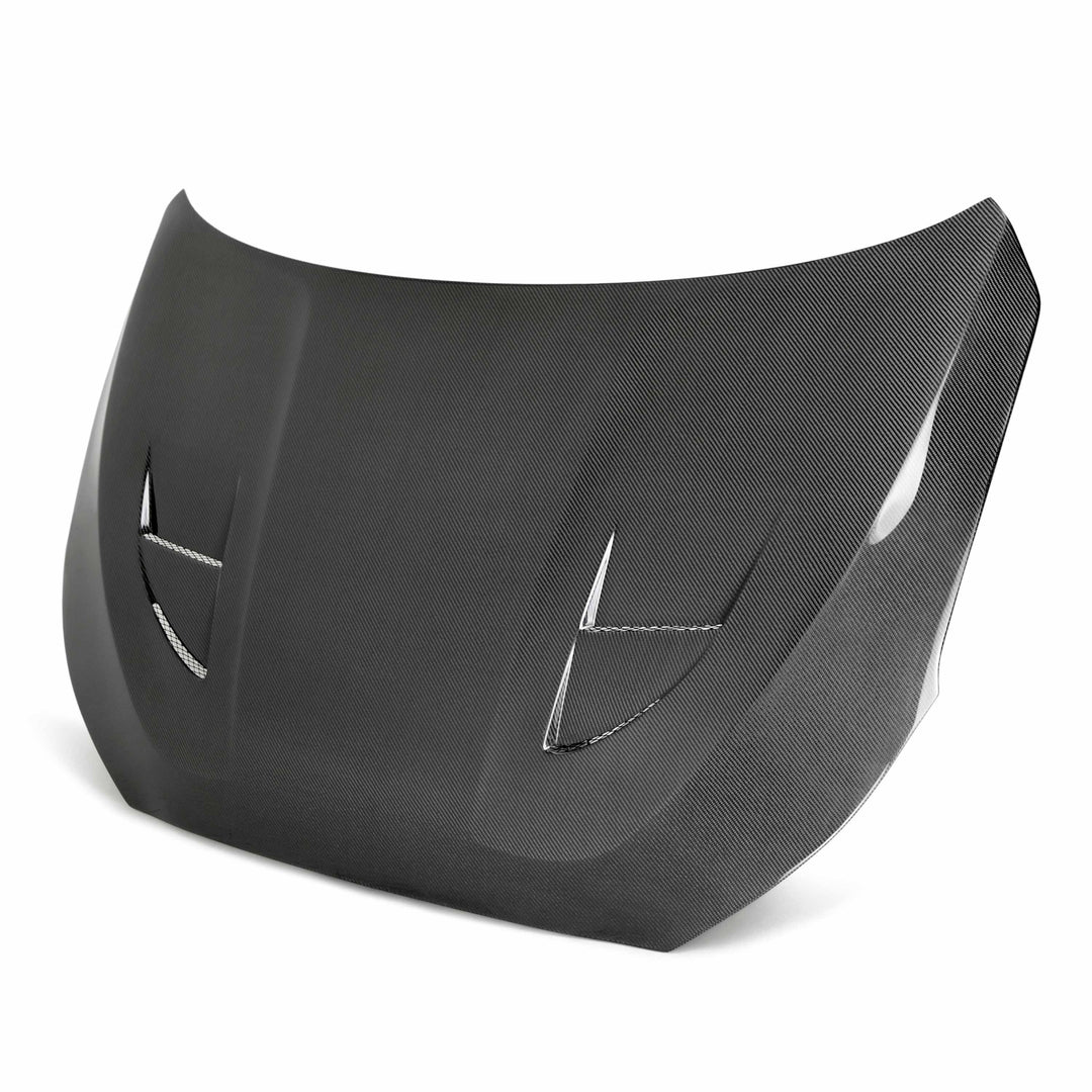 Seibon TS-Style Carbon Fiber hood for 2019-2022 Hyundai Veloster - image 1