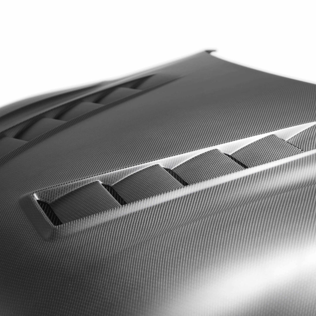 Seibon TS-style DRY Carbon Fiber hood for 2020-2026 Toyota GR Supra - Matte - image 3