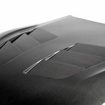 Load image into Gallery viewer, Seibon TSII-style double sided carbon fiber hood for 2020-2026 Toyota GR Supra - image 4
