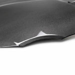 Load image into Gallery viewer, Seibon TSII-style double sided carbon fiber hood for 2020-2026 Toyota GR Supra - image 8
