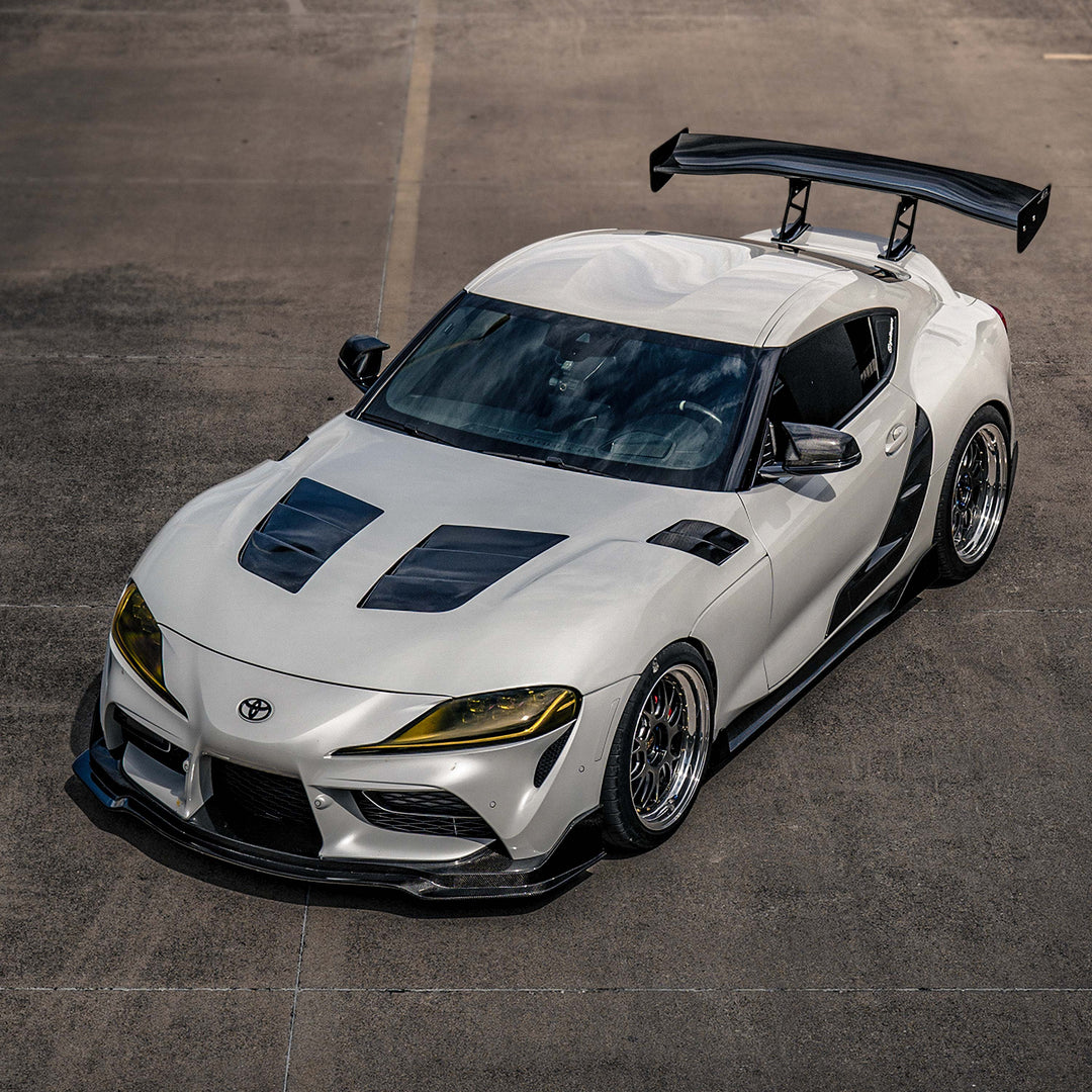 Seibon TSII-style double sided carbon fiber hood for 2020-2026 Toyota GR Supra - image 2
