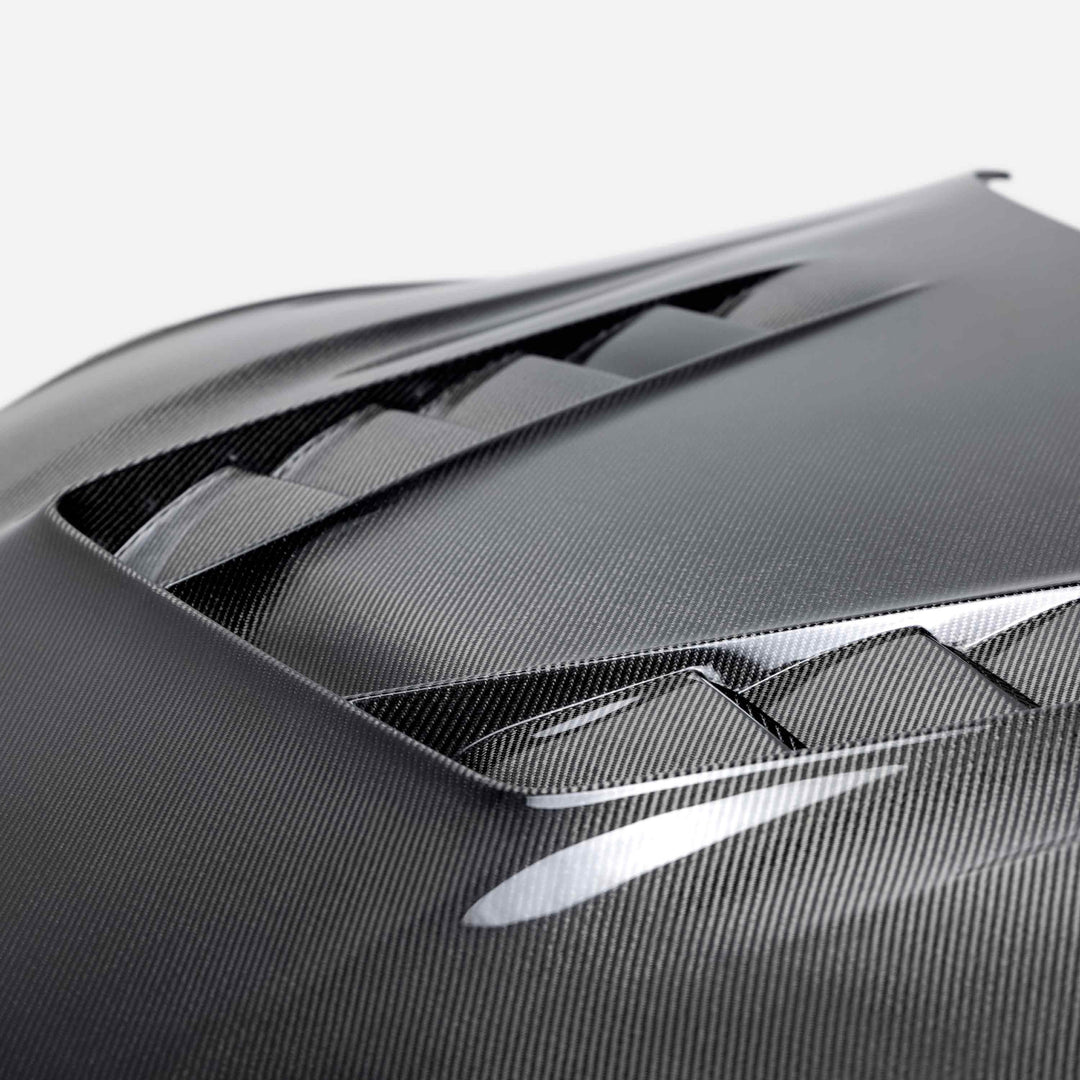 Seibon TV-style double sided carbon fiber hood for 2020-2026 Toyota GR Supra - image 5