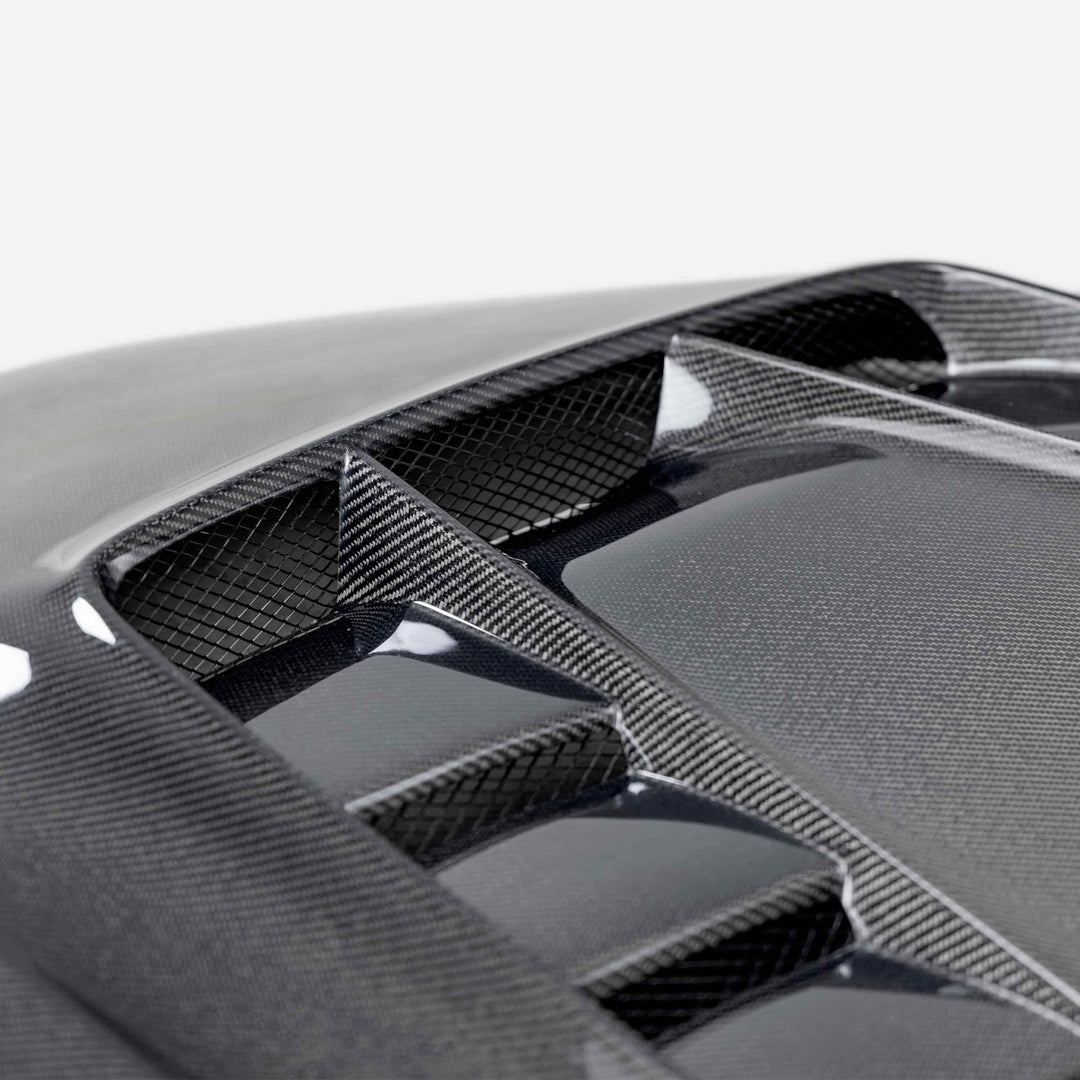 Seibon TV-style double sided carbon fiber hood for 2020-2026 Toyota GR Supra - image 6