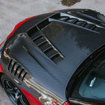 Load image into Gallery viewer, Seibon TV-style double sided carbon fiber hood for 2020-2026 Toyota GR Supra - image 10
