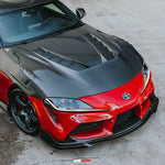 Load image into Gallery viewer, Seibon TV-style double sided carbon fiber hood for 2020-2026 Toyota GR Supra - image 12

