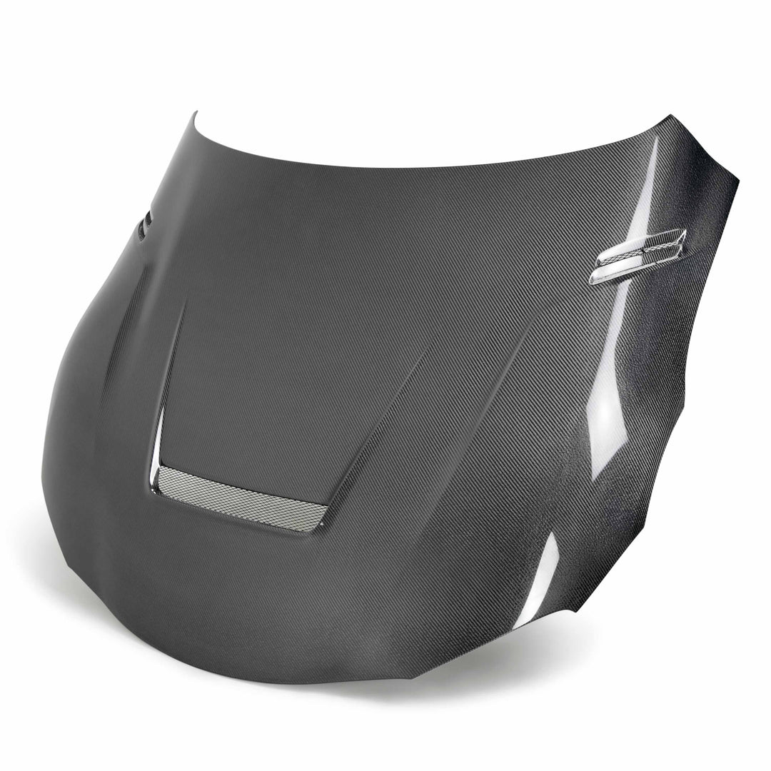 Seibon VS-style double sided carbon fiber hood for 2020-2026 Toyota GR Supra - image 1