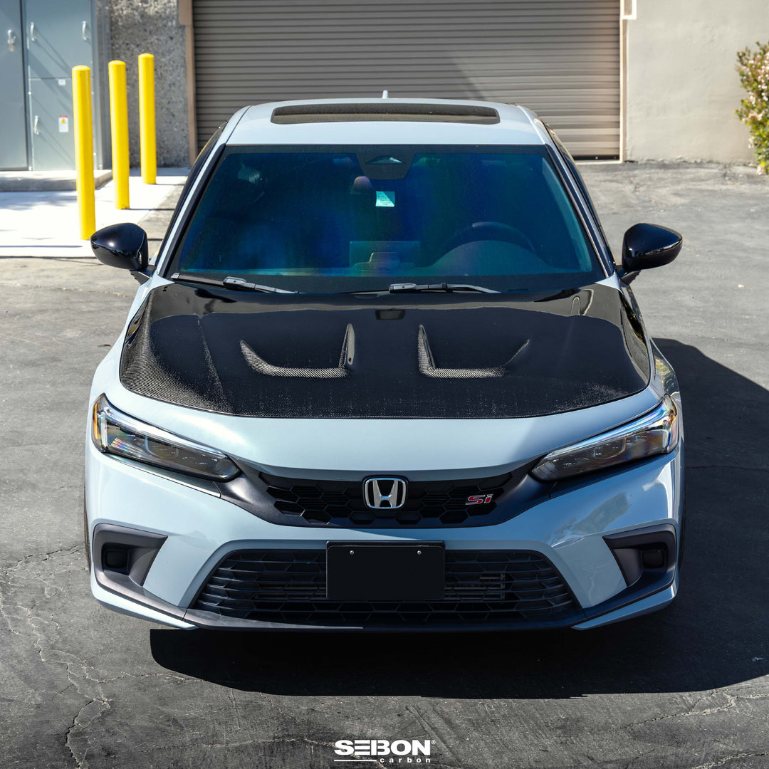 Seibon MR-Style Carbon Fiber Hood for 2022-2026 Honda Civic Sedan / Hatchback - image 8